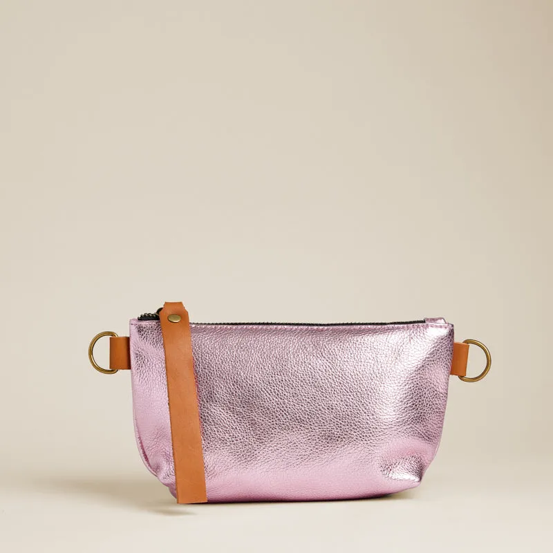 Little Buddy - Leather Metallic Pink sold by Parker Thatch