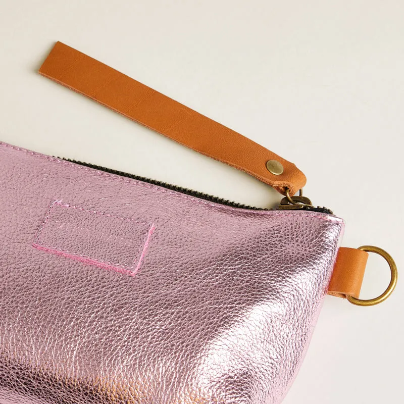 Little Buddy - Leather Metallic Pink sold by Parker Thatch product image thumbnail 3