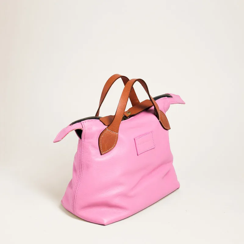 Small Charlie - Leather Pink Taffy sold by Parker Thatch product image thumbnail 5