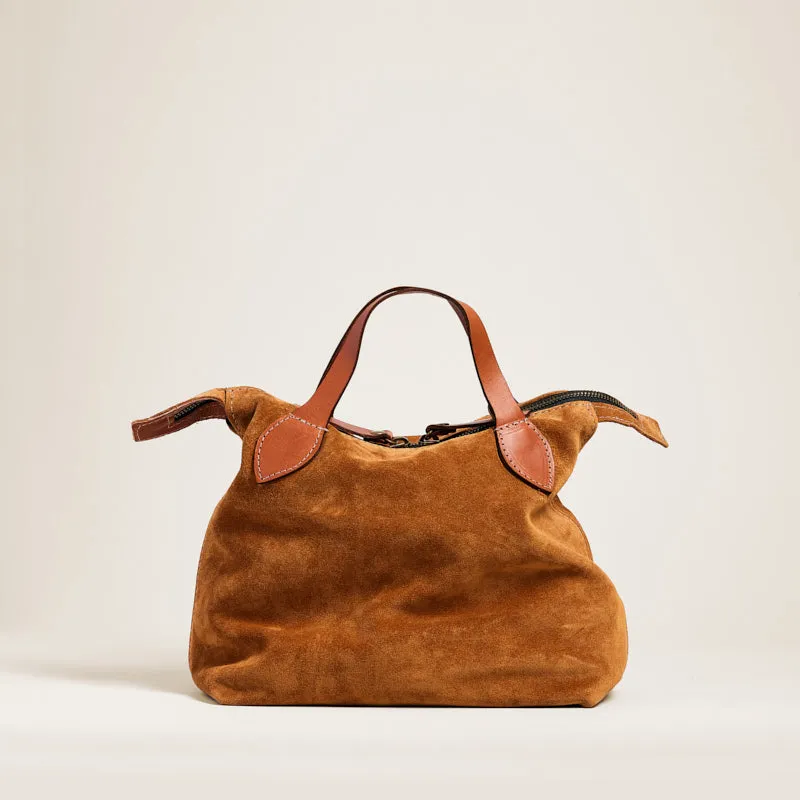 Small Charlie - Suede Caramel sold by Parker Thatch