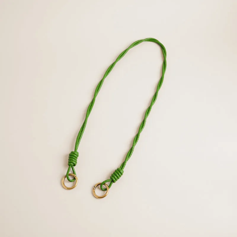 Leather Rope Crossbody Strap - Green sold by Parker Thatch