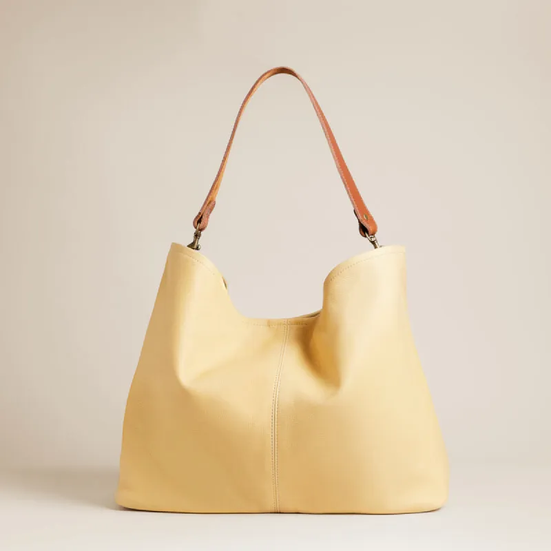 Medium Jane - Slouch Bag - Leather Butter Taffy sold by Parker Thatch