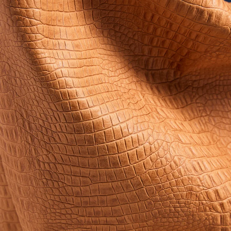 XL Jane - Slouch Bag - Leather Tan Croco sold by Parker Thatch product image thumbnail 3