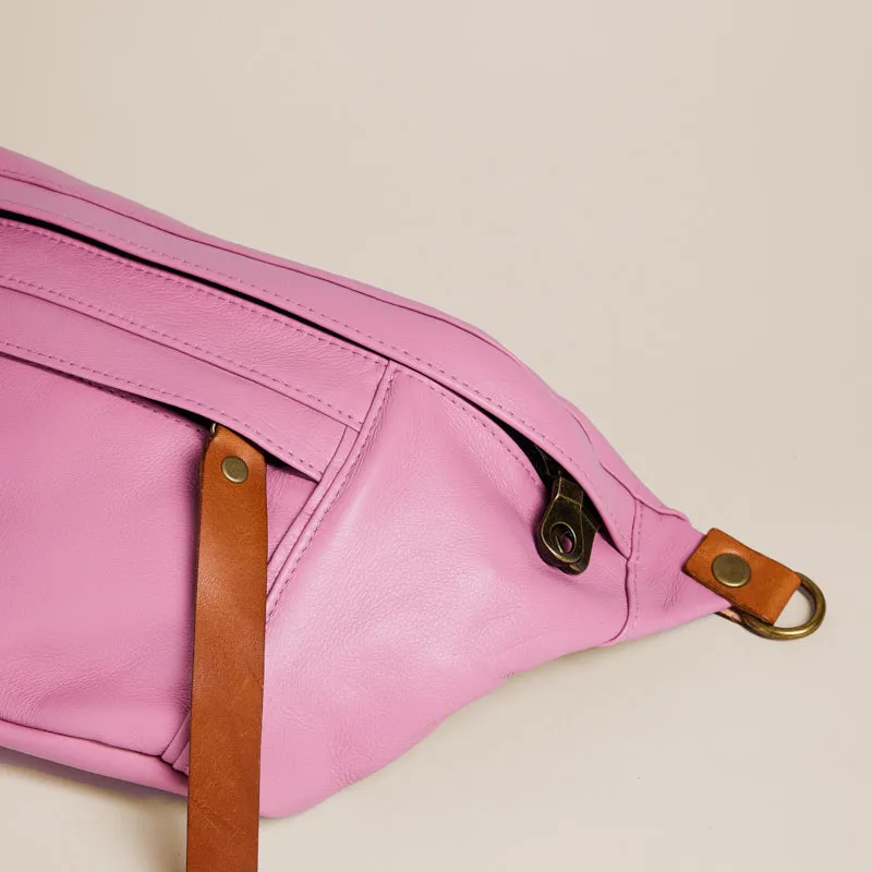Cross Your Heart Sling - Leather Pink Taffy sold by Parker Thatch product image thumbnail 3