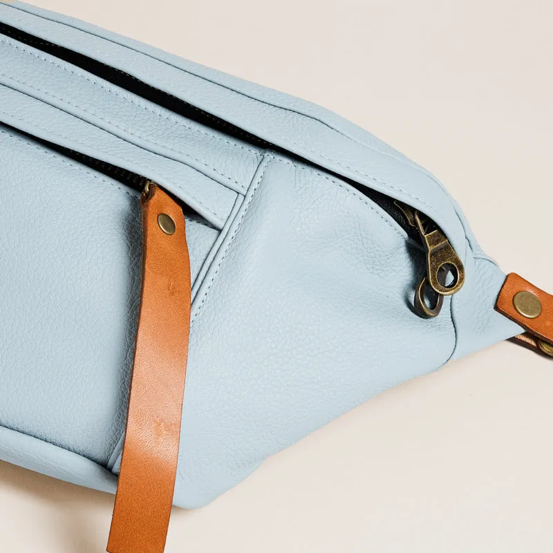 Cross Your Heart Sling - Leather Ice Blue Taffy sold by Parker Thatch product image thumbnail 3