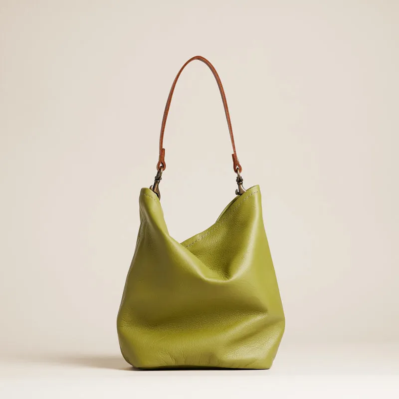 Micro Jane - Slouch Bag - Leather Juicy Pear Taffy sold by Parker Thatch
