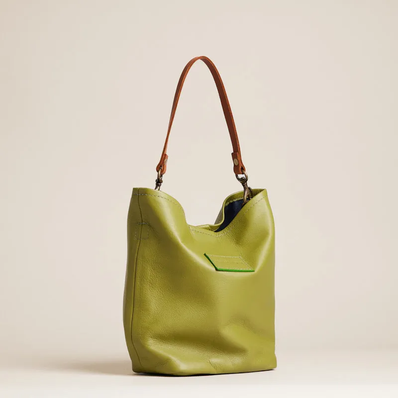Micro Jane - Slouch Bag - Leather Juicy Pear Taffy sold by Parker Thatch product image thumbnail 3