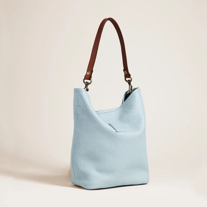 Micro Jane - Slouch Bag - Leather Ice Blue Taffy sold by Parker Thatch product image thumbnail 3