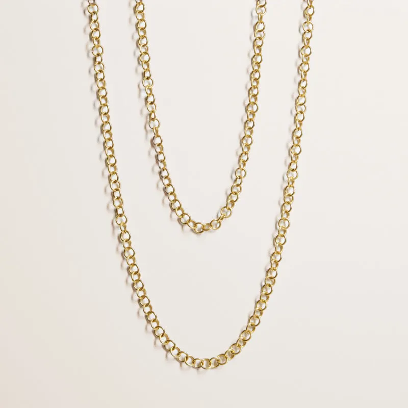 Fine Link Rope Necklace - SUPER Extra Long sold by Parker Thatch product image thumbnail 4