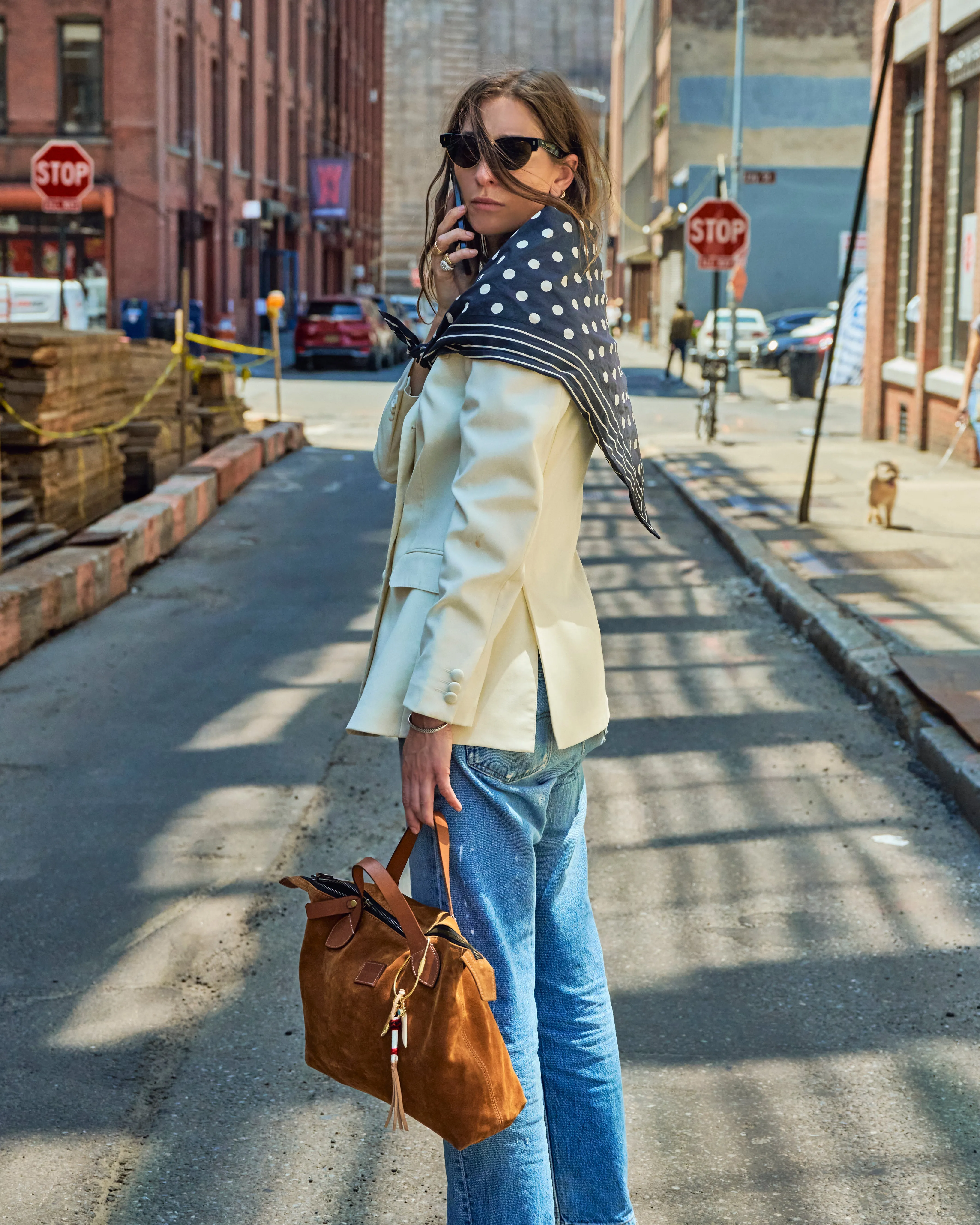 Charlie - Suede Caramel sold by Parker Thatch product image thumbnail 2