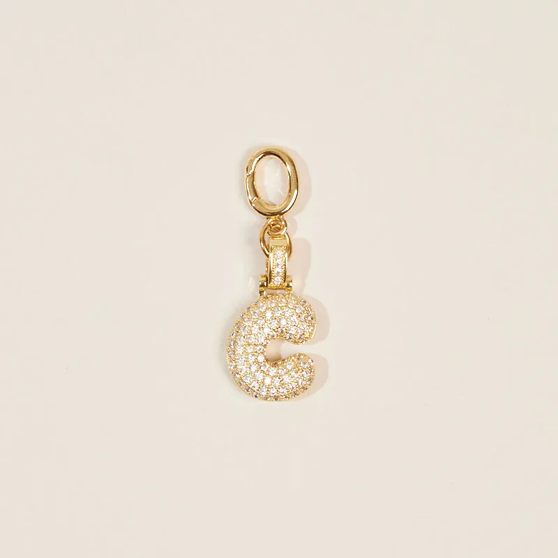 Monogram Letter Bag Charm sold by Parker Thatch product image thumbnail 5