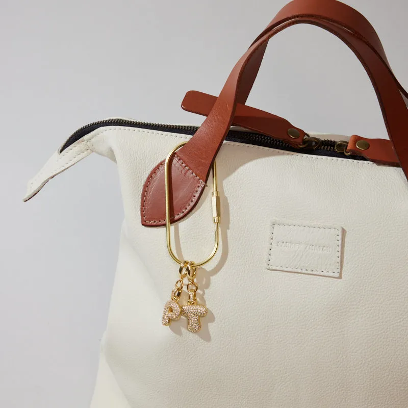 Monogram Letter Bag Charm sold by Parker Thatch