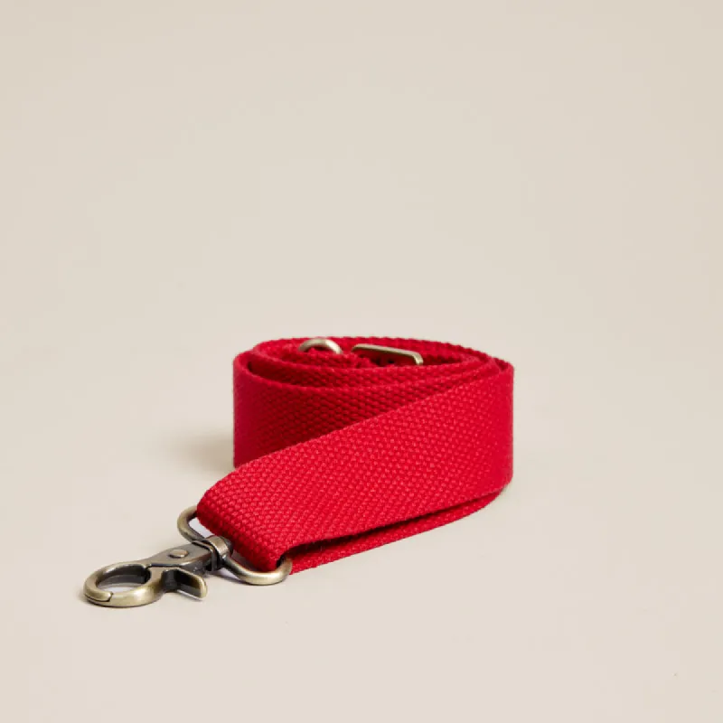 Adjustable Crossbody Strap - Thin - Red sold by Parker Thatch