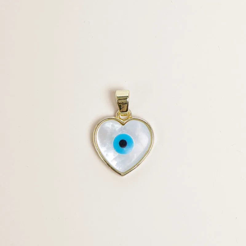 Mini Heart Evil Eye Charm sold by Parker Thatch