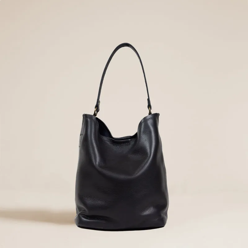 Micro Jane - Slouch Bag - Leather Black sold by Parker Thatch