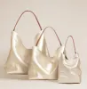 Micro Jane - Slouch Bag - Leather Platinum sold by Parker Thatch