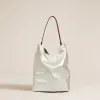 Micro Jane - Slouch Bag - Leather Platinum sold by Parker Thatch