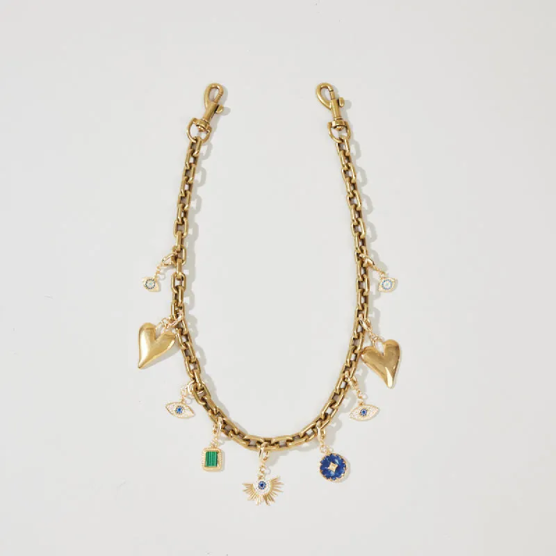 Story Chain Bag Charm- Lucky Evil Eye sold by Parker Thatch