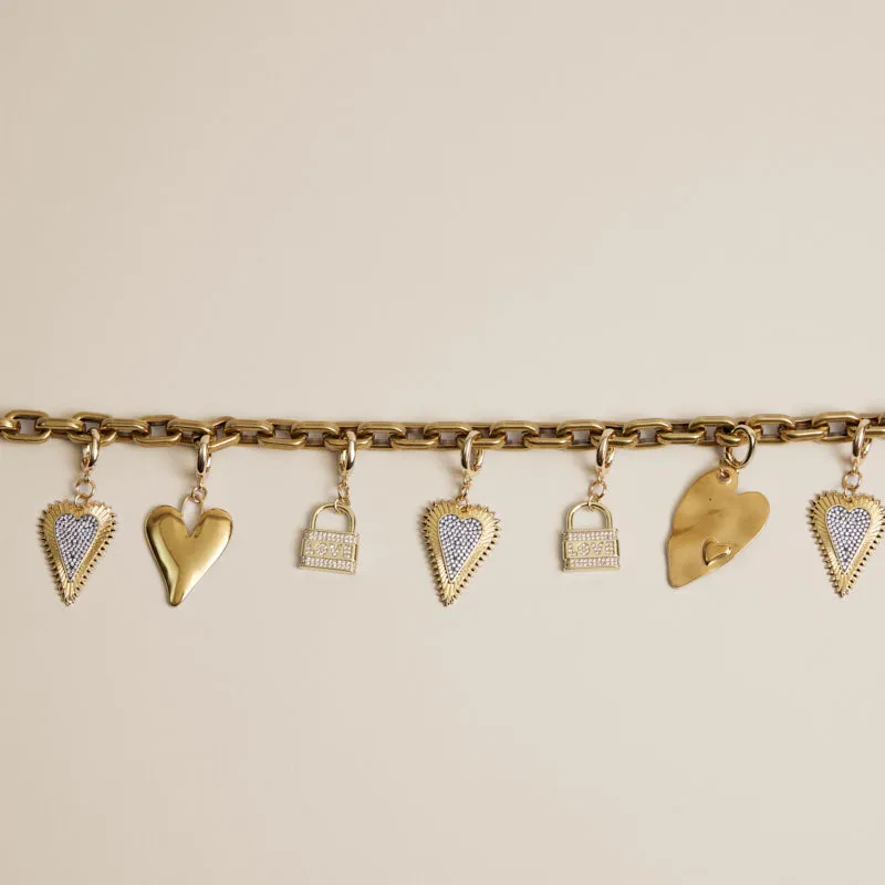 Story Chain Bag Charm - Love sold by Parker Thatch product image thumbnail 3