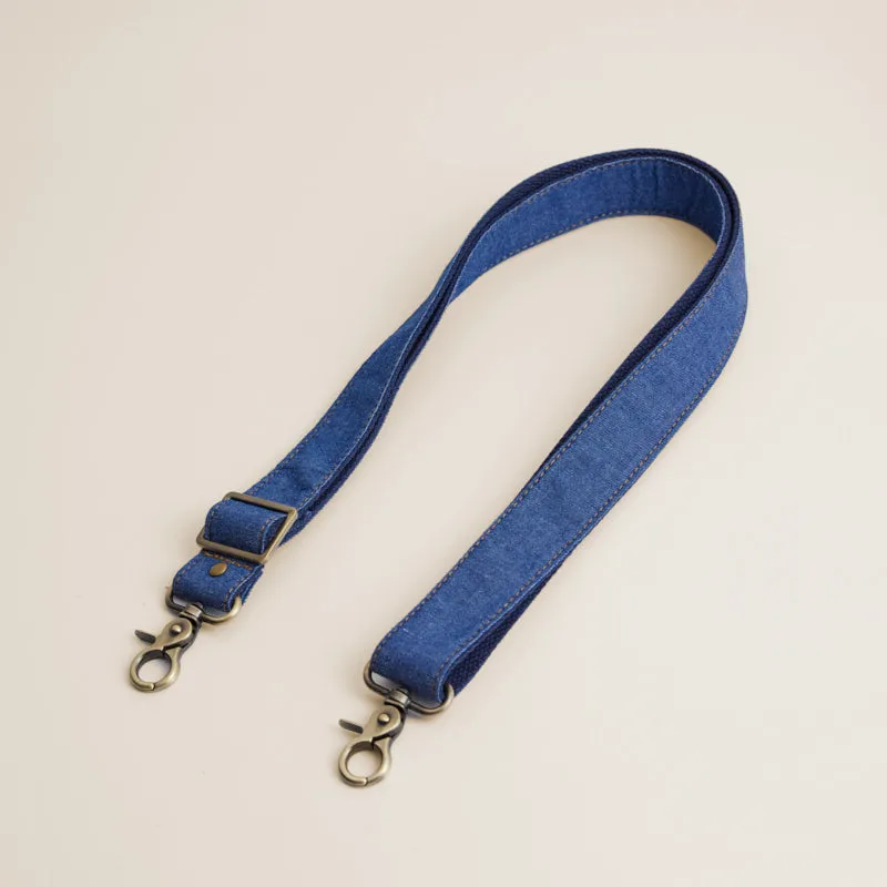 Adjustable Crossbody Strap - Thin - Denim sold by Parker Thatch product image thumbnail 2