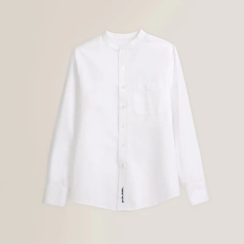 The Parker Thatch Button Down Shirt - White sold by Parker Thatch