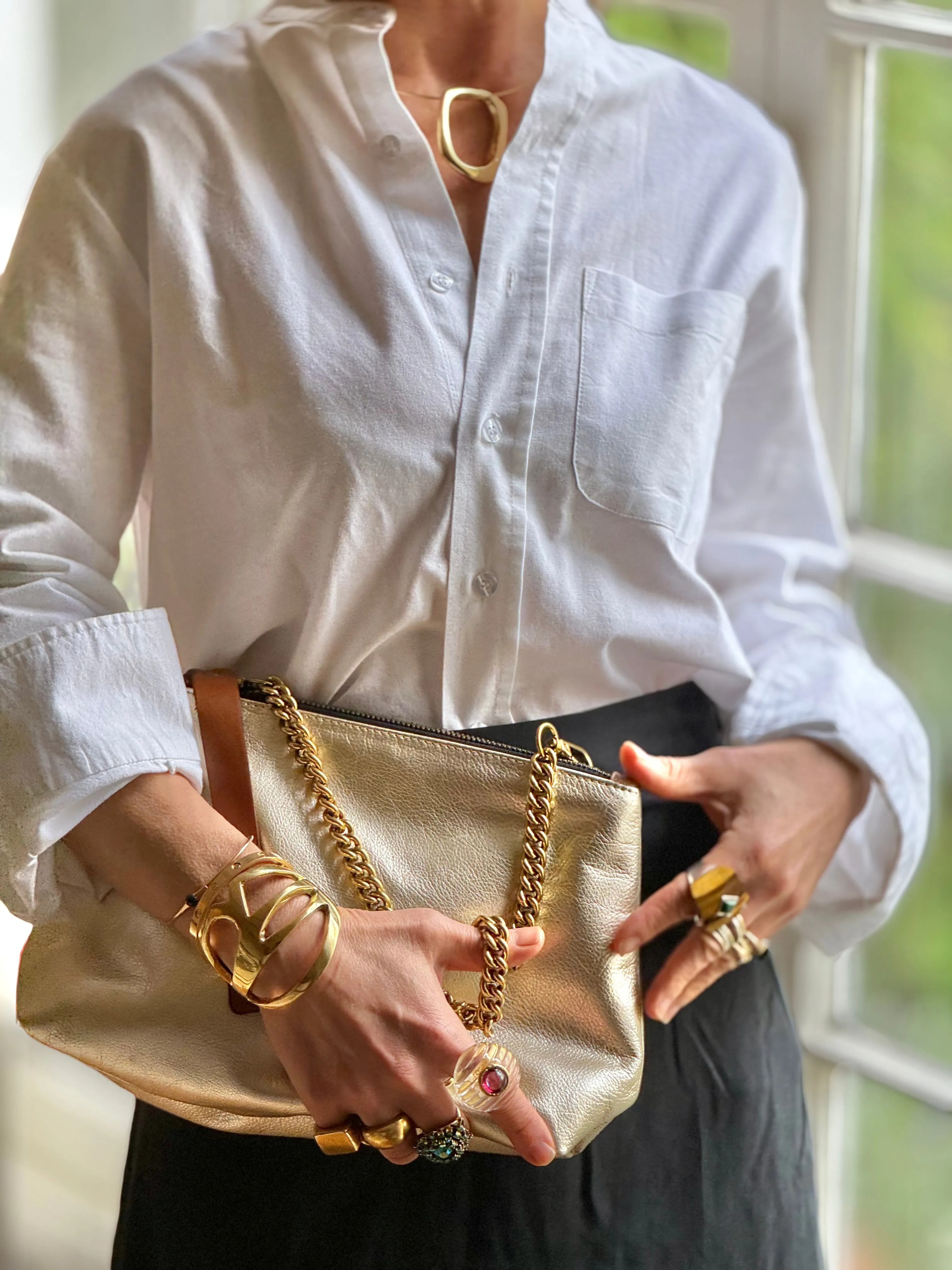 The Parker Thatch Button Down Shirt - White sold by Parker Thatch product image thumbnail 2