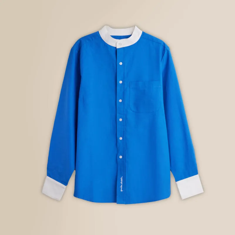 The Parker Thatch Button Down Shirt - French Blue sold by Parker Thatch