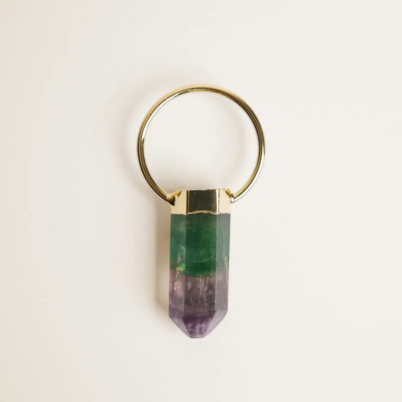 Multi Fluorite Crystal Charm sold by Parker Thatch