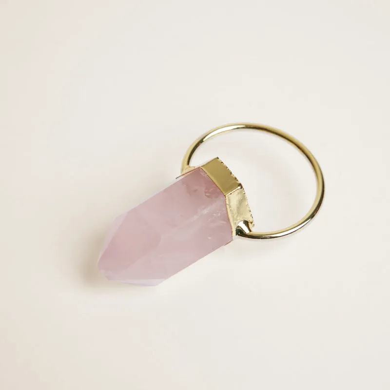 Rose Quartz Crystal Charm for Love sold by Parker Thatch product image thumbnail 3