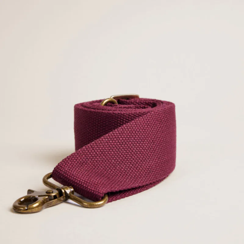 Adjustable Crossbody Strap - Wine sold by Parker Thatch