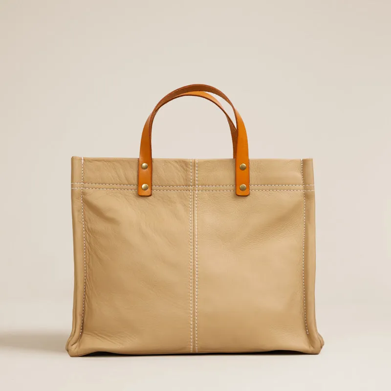 Medium Mimi - Leather Butterscotch sold by Parker Thatch