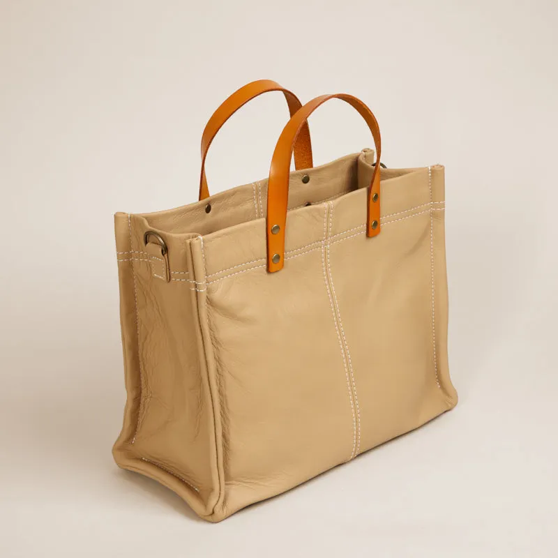 Medium Mimi - Leather Butterscotch sold by Parker Thatch product image thumbnail 3