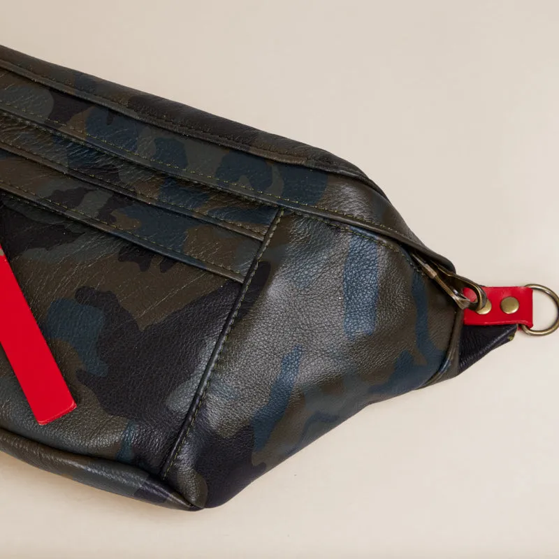 Cross Your Heart Sling - Leather Camo sold by Parker Thatch product image thumbnail 4