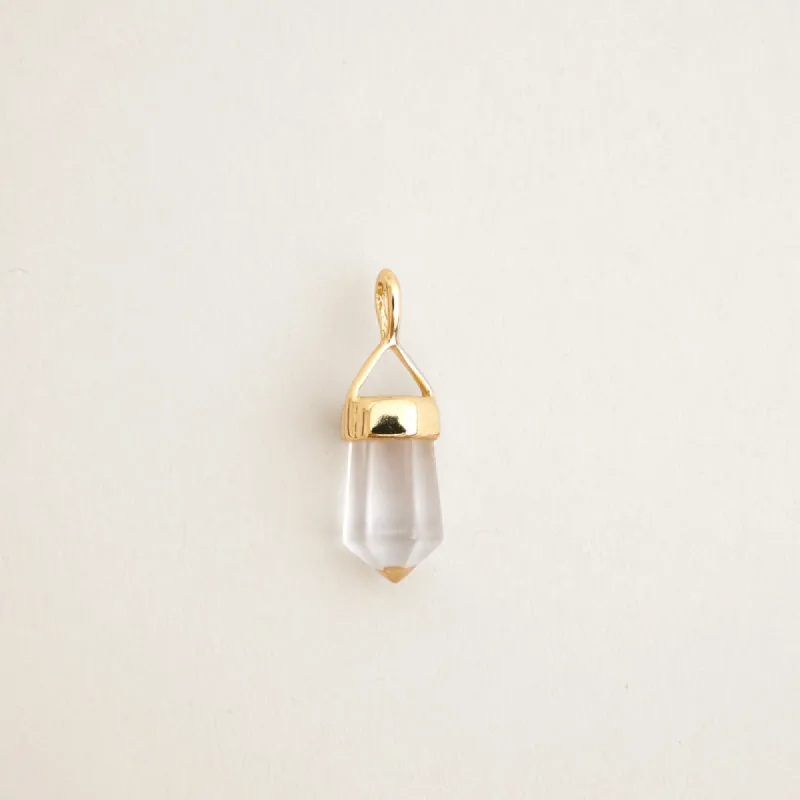 Mini Clear Crystal Charm-Aids in Clarity and Manifestation sold by Parker Thatch