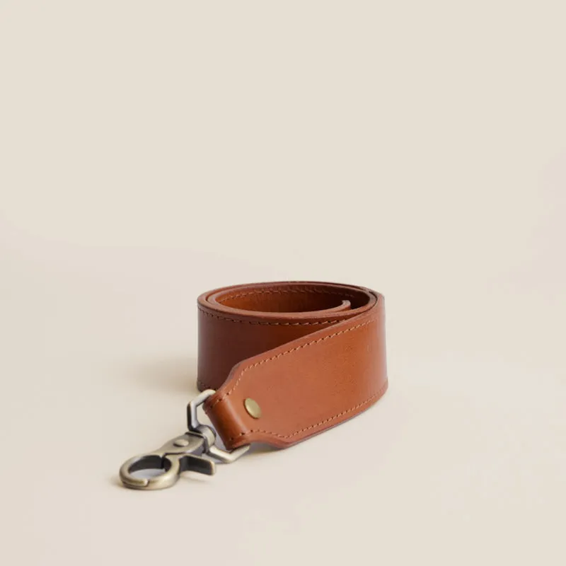 Jackie Shoulder Strap - Leather Cognac sold by Parker Thatch product image thumbnail 2