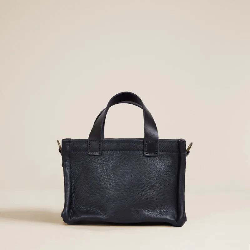 Micro Mimi - Leather Black sold by Parker Thatch