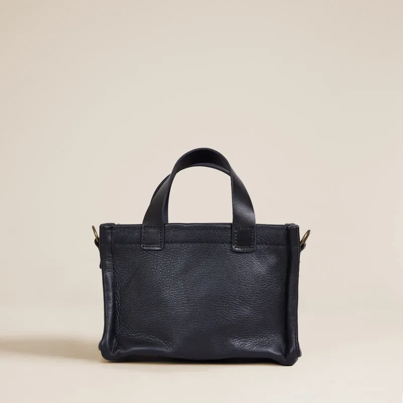 Micro Mimi - Leather Black sold by Parker Thatch