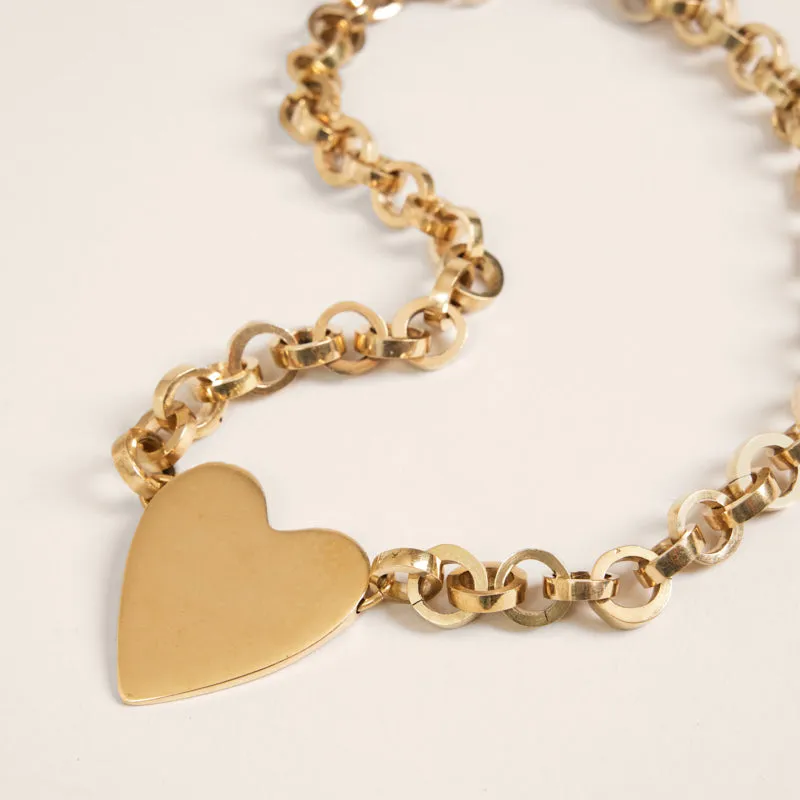 Heart Link Necklace sold by Parker Thatch product image thumbnail 3