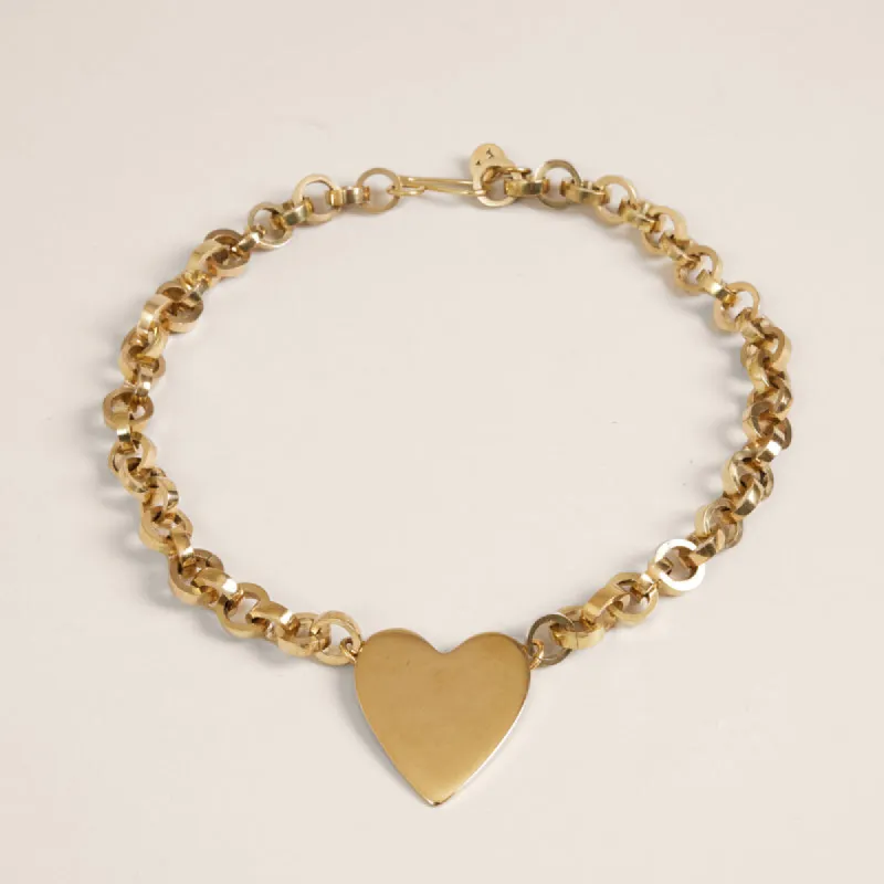 Heart Link Necklace sold by Parker Thatch