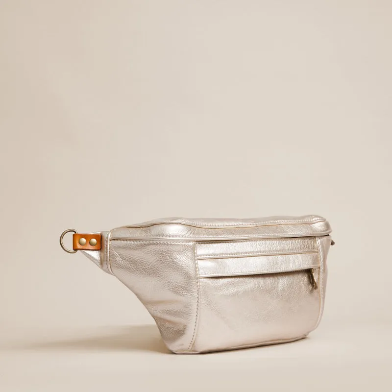 Cross Your Heart Sling - Leather Platinum sold by Parker Thatch product image thumbnail 3