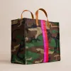 XL Mimi - Nylon Camo with Pink & Red Stripe sold by Parker Thatch