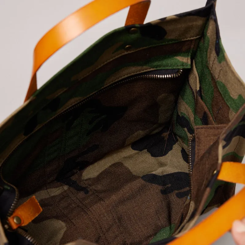 Medium Mimi - Nylon Camo with Pink & Red Stripe sold by Parker Thatch product image thumbnail 5