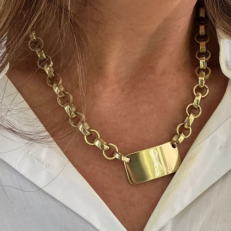 Tag Link Necklace sold by Parker Thatch product image thumbnail 4