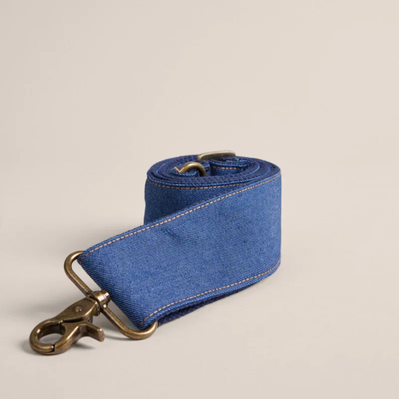 Adjustable Crossbody Strap - Denim sold by Parker Thatch