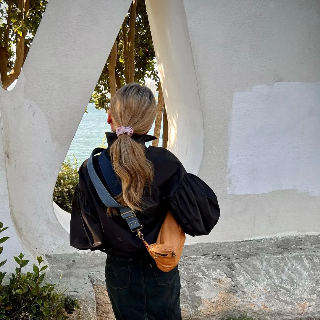 Adjustable Crossbody Strap - Denim sold by Parker Thatch product image thumbnail 4