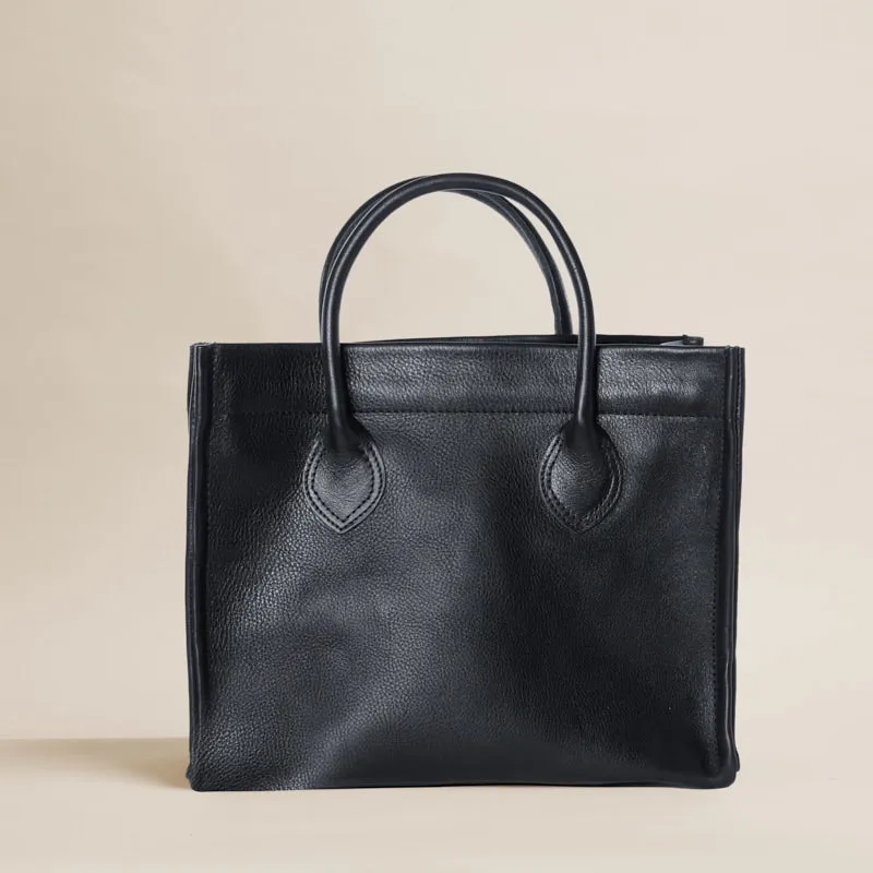 Parker - Leather Pebbled Black sold by Parker Thatch