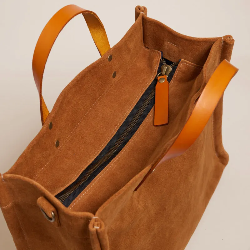 Medium Mimi - Suede Caramel sold by Parker Thatch product image thumbnail 5