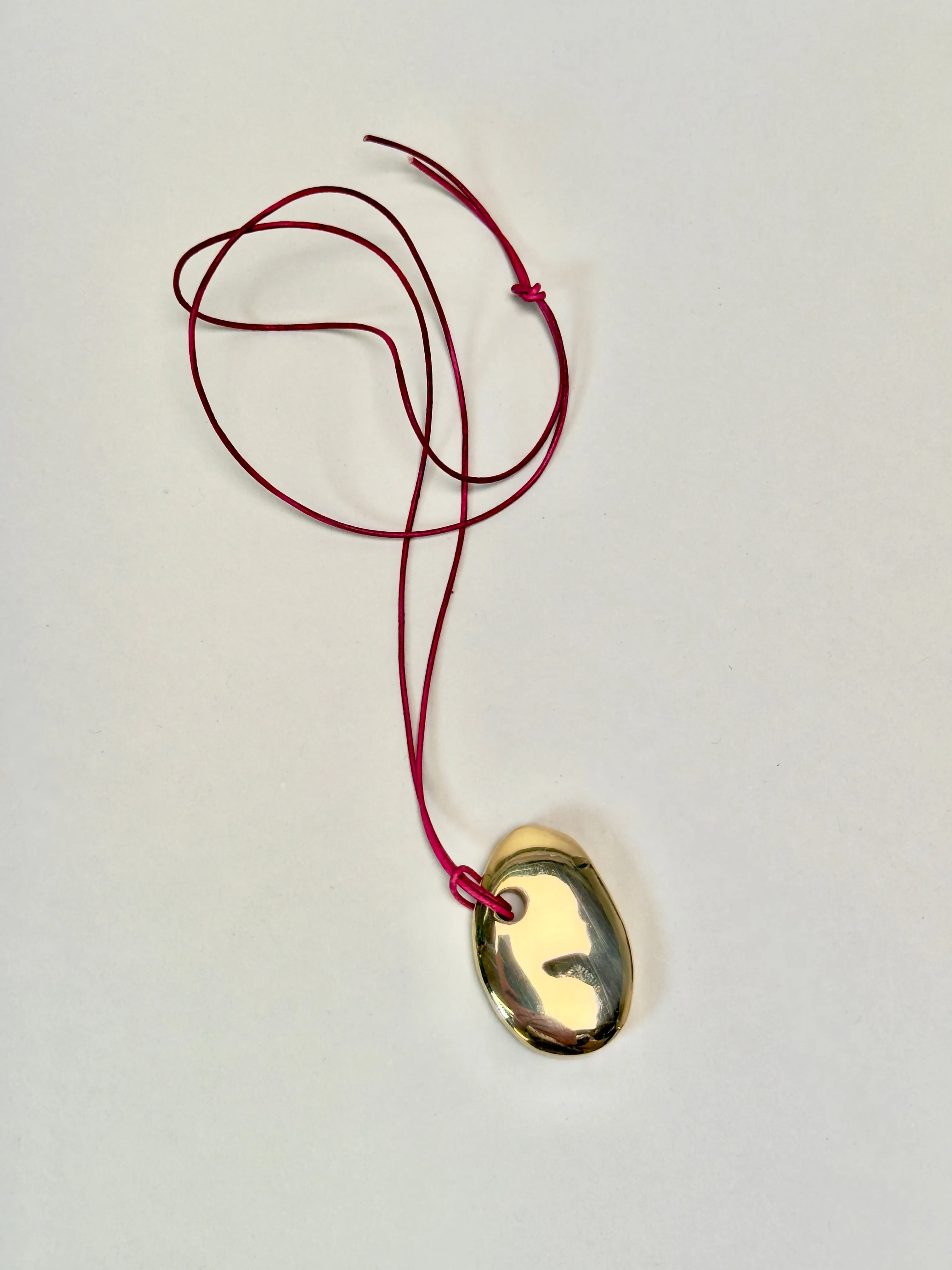 Organic Oblong Pebble Necklace sold by Parker Thatch