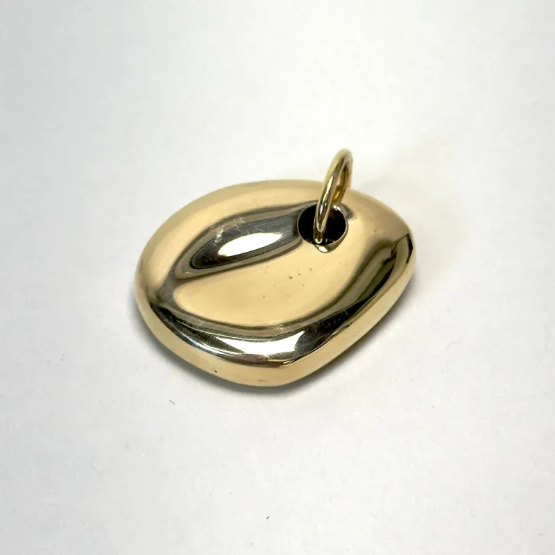 Organic Drop Pebble Pendant Charm sold by Parker Thatch