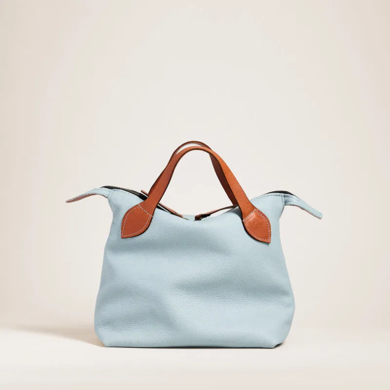 Small Charlie - Leather Ice Blue sold by Parker Thatch